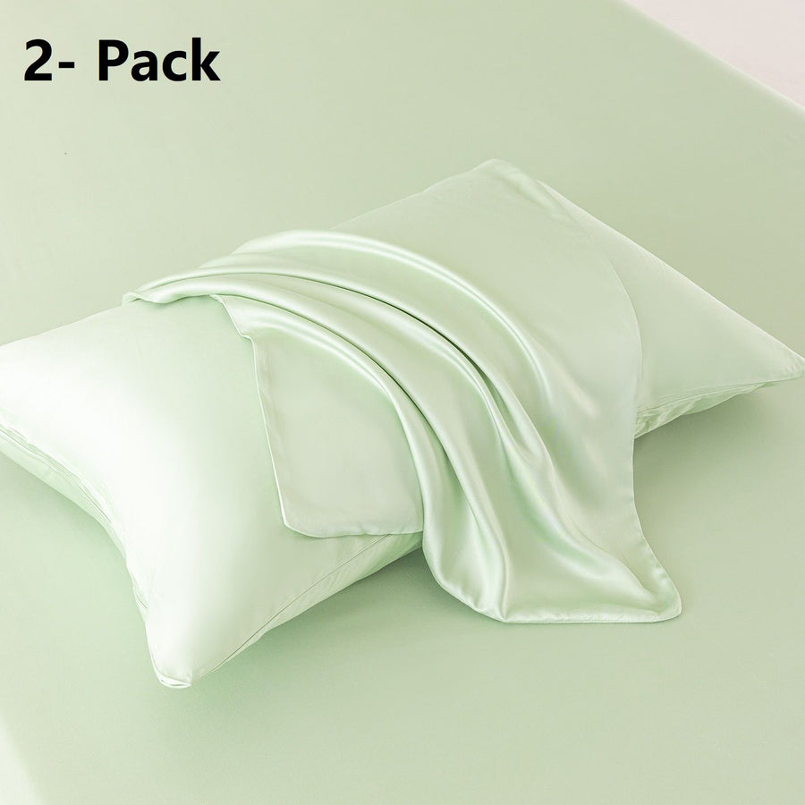 Bamboo Pillowcases - Green - 2-Pack - 48x74cm
