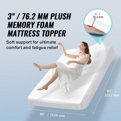 Sleep On Bedding Memory Foam Gel Mattress – Queen