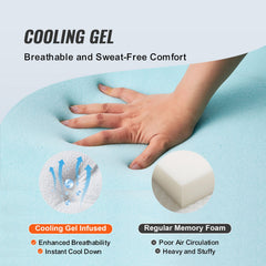 Sleep On Bedding Memory Foam Gel Mattress – Queen