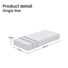 BedStory Memory Foam Gel Bamboo Wool Mattress – King