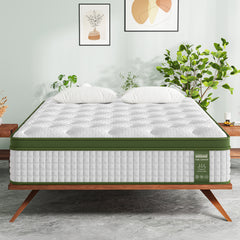 BedStory Pocket Spring Latex Hybrid Euro Top Mattress – King
