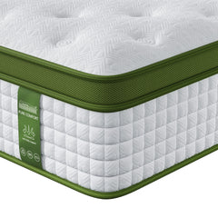 BedStory Pocket Spring Latex Hybrid Euro Top Mattress – King
