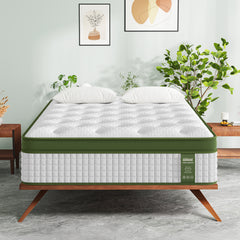 BedStory Pocket Spring Latex Hybrid Euro Top Mattress – King