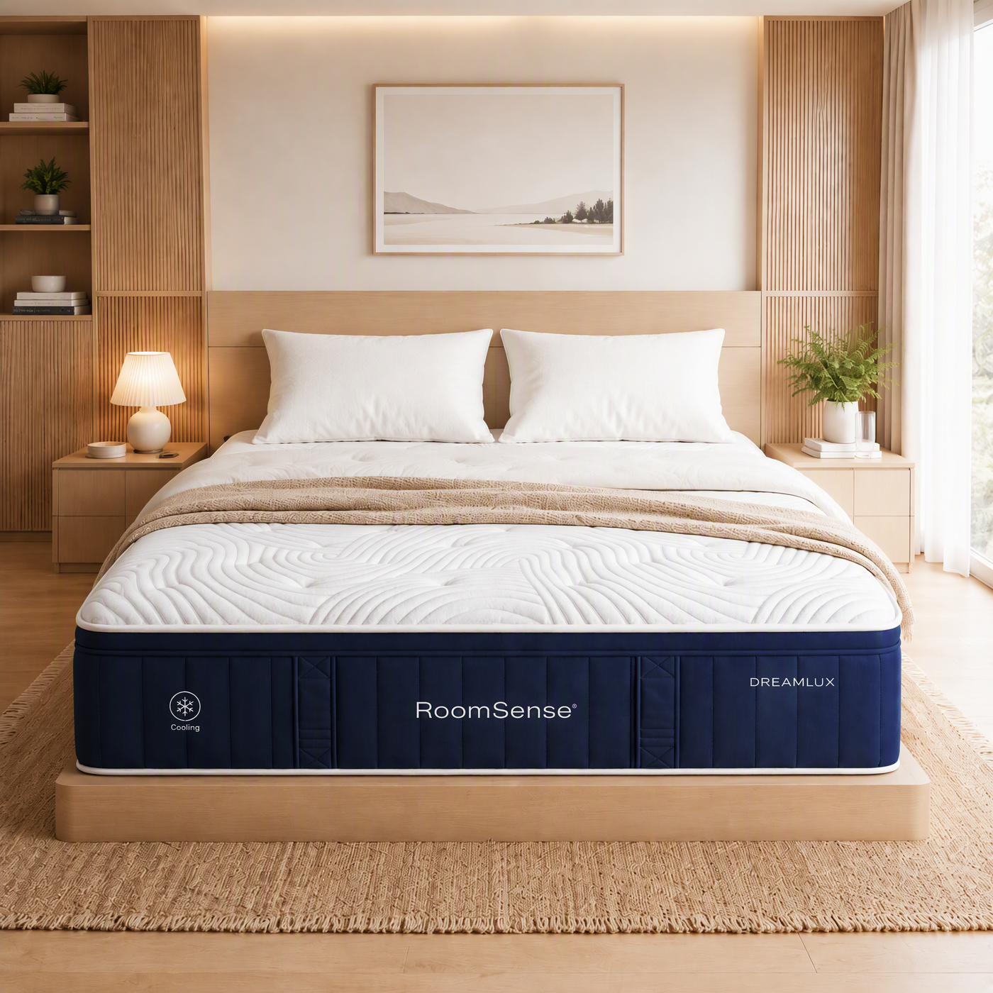 RoomSense Pocket Spring Memory Foam Hybrid Gel Mattress – King Single