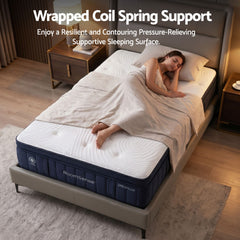 RoomSense Pocket Spring Memory Foam Hybrid Gel Mattress – King Single