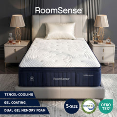RoomSense Pocket Spring Memory Foam Hybrid Gel Mattress – King Single