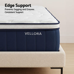 RoomSense Pocket Spring Memory Foam Latex Hybrid Mattress – King Single